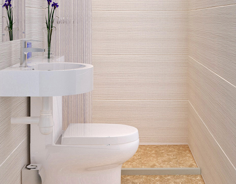Tam PEC Reçine Fiber Panel Yapılı Otel Modüler Banyosu