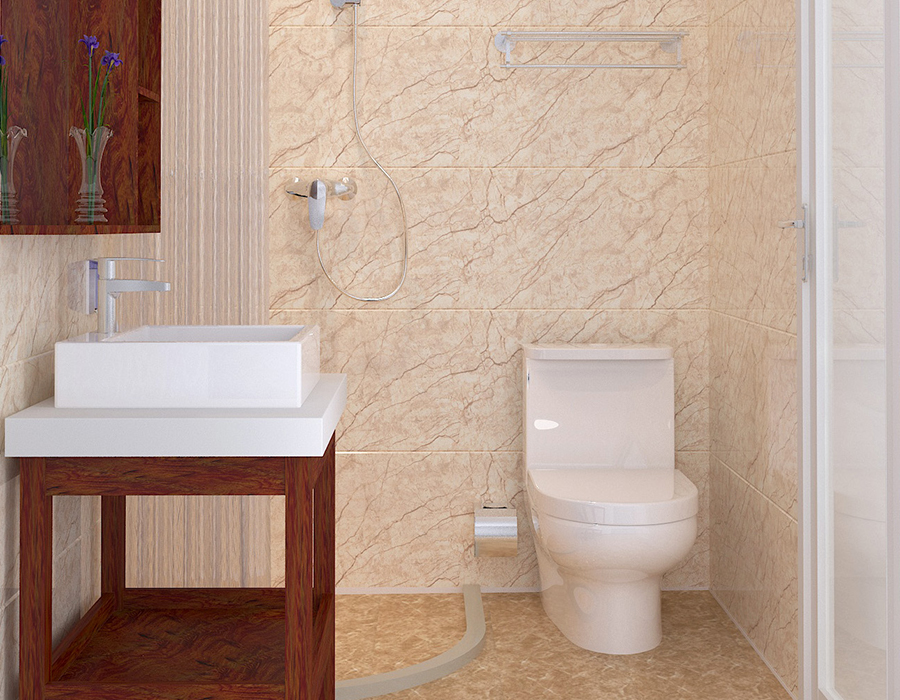 PEC Reçine Fiber İç Panellere Sahip Hızlı Kurulumlu Modüler Banyo