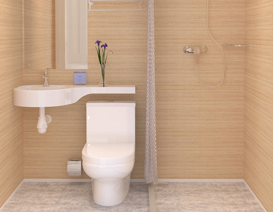 Tüm Paneller PEC Reçine Fiber Modüler Banyo