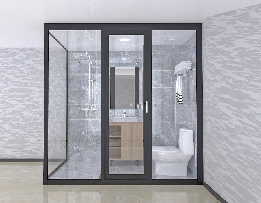 Dış Duvar Cam Montaj Banyo