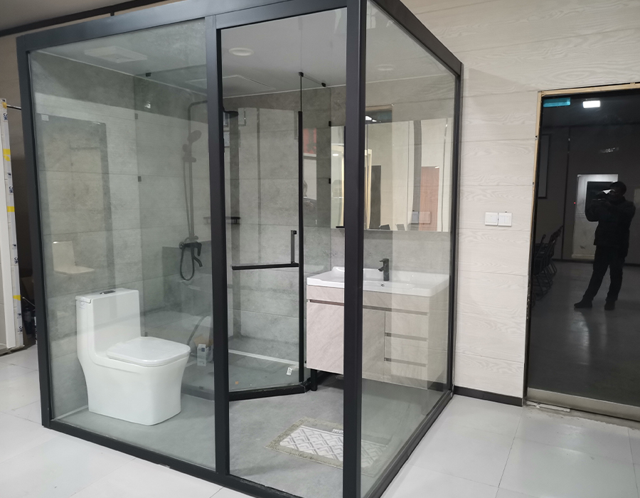 Dış Duvar Cam Montaj Banyo