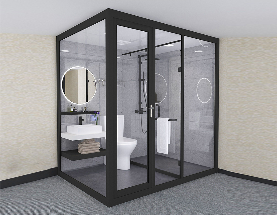 Dış Duvar Cam Montaj Banyo